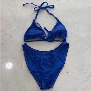 Vibrant Blue Bikini Set